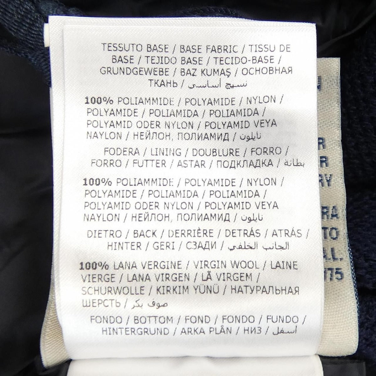 Moncler Down Jacket Navy XS — view 3