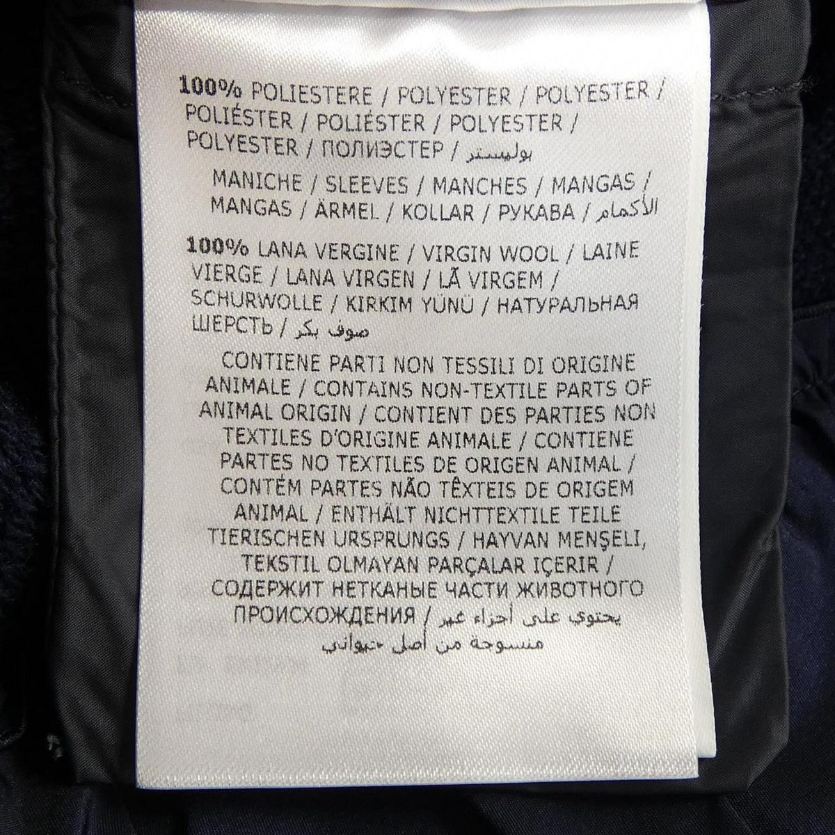 Moncler Down Jacket Navy XS — view 4