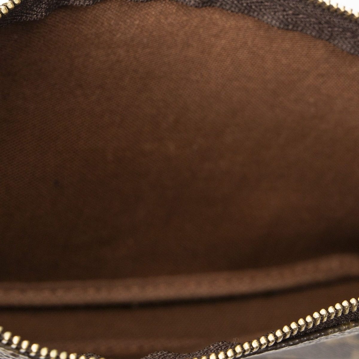 Louis Vuitton Pochette Brown Monogram Canvas Shoulder Bag — view 9