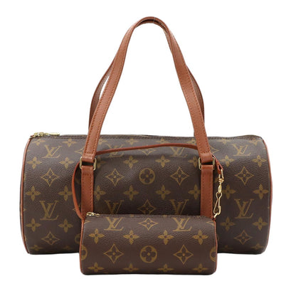 Louis Vuitton Monogram Papillon 30 Hand Bag Gold