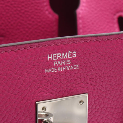 Hermes Handbag Birkin 30 Rose Purple Leather — view 4