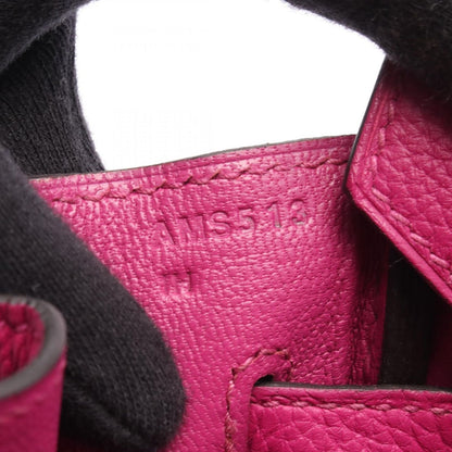 Hermes Handbag Birkin 30 Rose Purple Leather — view 5