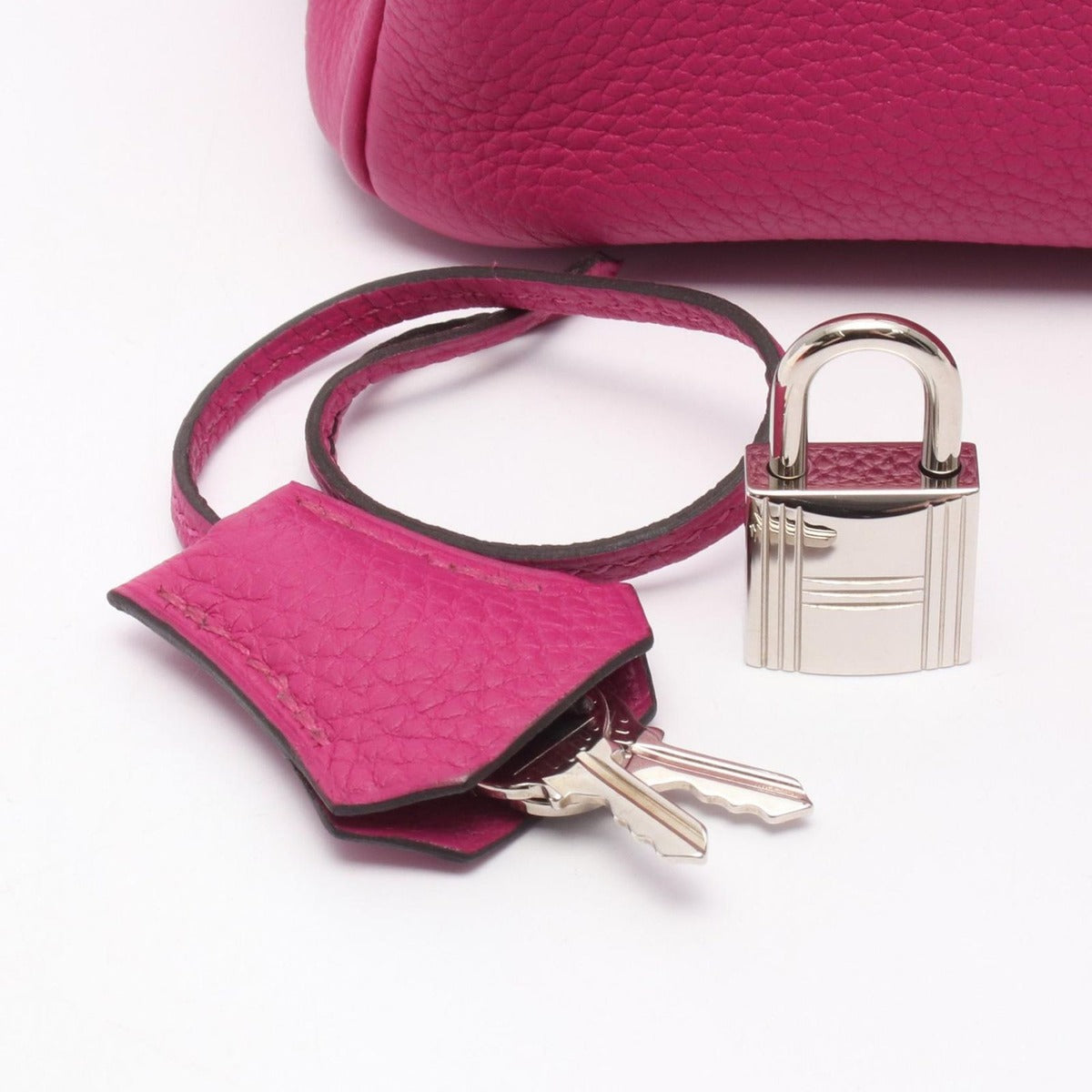 Hermes Handbag Birkin 30 Rose Purple Leather — view 6