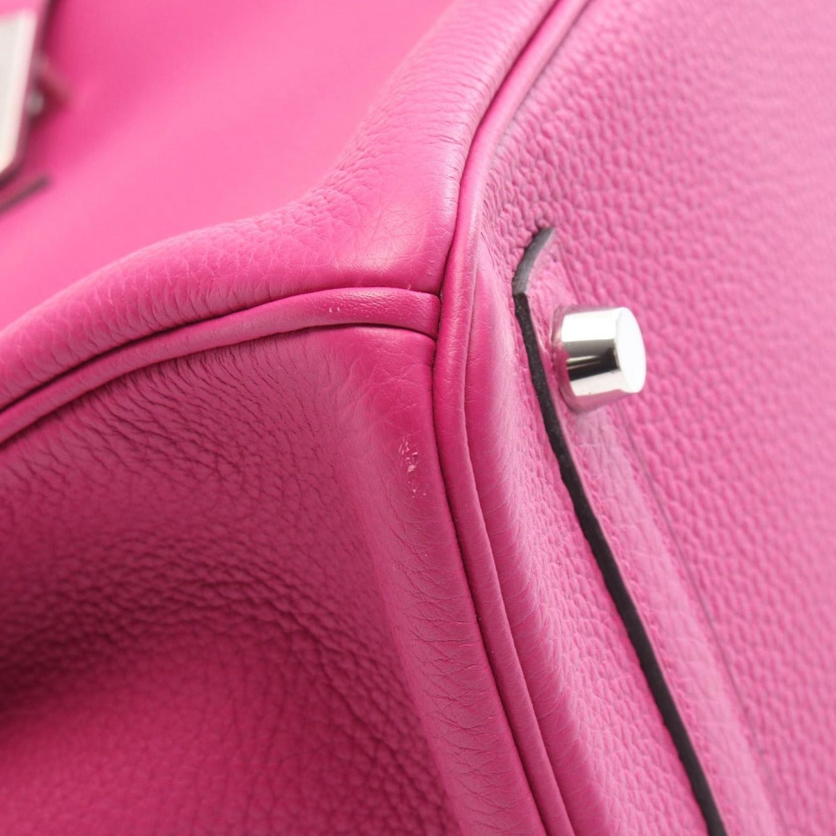 Hermes Handbag Birkin 30 Rose Purple Leather — view 7