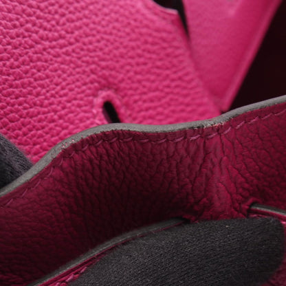 Hermes Handbag Birkin 30 Rose Purple Leather — view 9