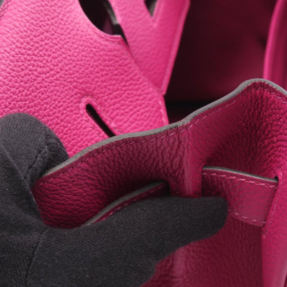 Hermes Handbag Birkin 30 Rose Purple Leather — view 10