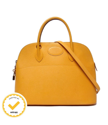 Hermes 2-Way Shoulder Bag Veau Epsom Gold Bolide 35