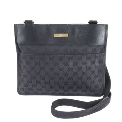 Gucci GG Canvas 019 Leather Shoulder Bag Crossbody Messenger Business Ree