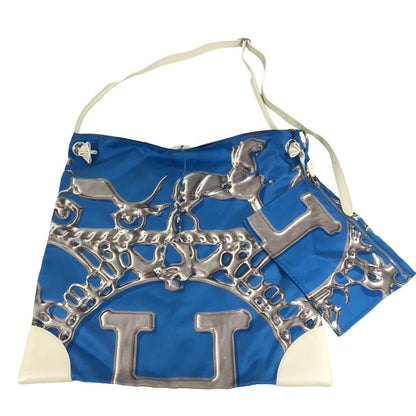 Hermes Shoulder Bag Silky City GM Silk White