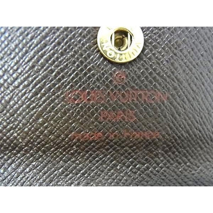 Louis Vuitton Coin Case Damier Lladro Ebne Leather — view 2