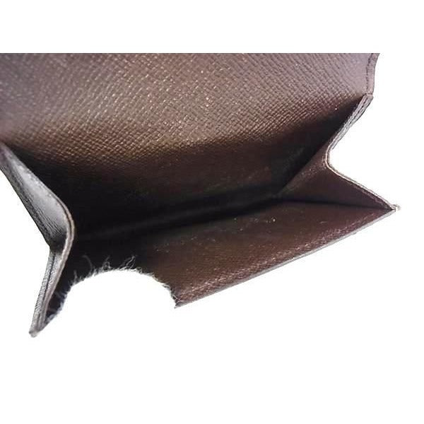 Louis Vuitton Coin Case Damier Lladro Ebne Leather — view 5