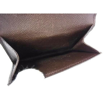 Louis Vuitton Coin Case Damier Lladro Ebne Leather — view 5