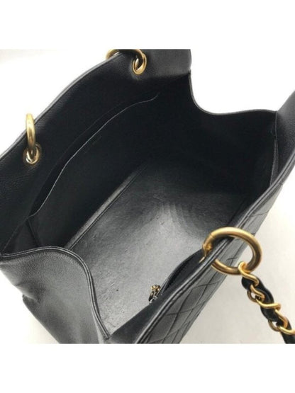 Chanel Grand Shopping Tote GST Caviar Shopper Quilted Chain Shoulder Bag Purse