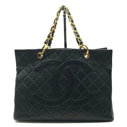 Chanel Grand Shopping Tote GST Caviar Shopper Quilted Chain Shoulder Bag Purse