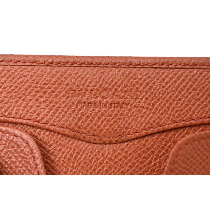 Bvlgari Coin Case Card Orange — view 10