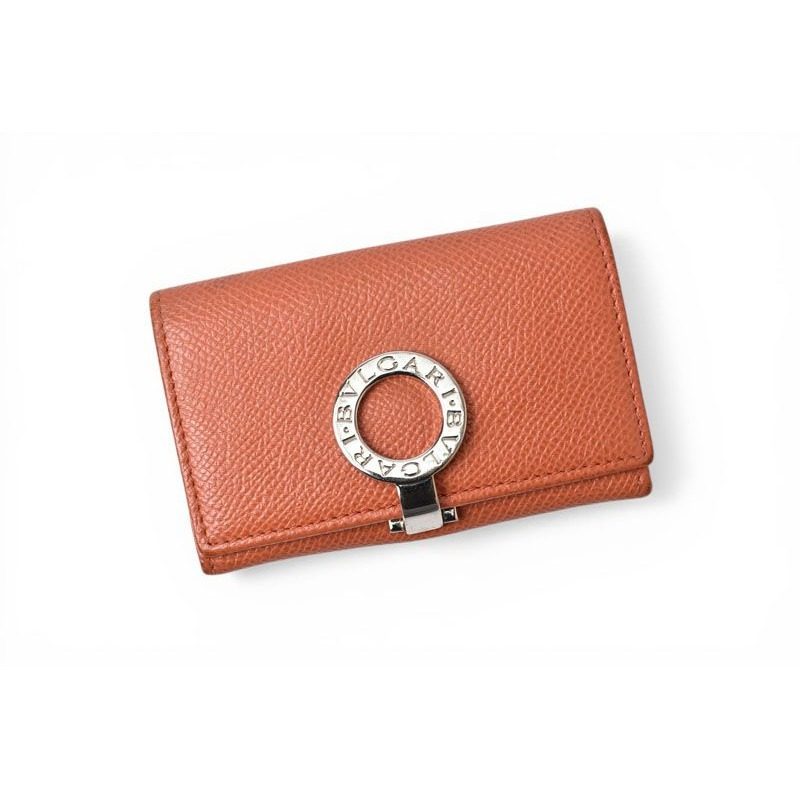 Bvlgari Coin Case Card Orange — view 2