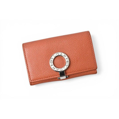 Bvlgari Coin Case Card Orange — view 2