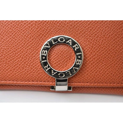 Bvlgari Coin Case Card Orange — view 4