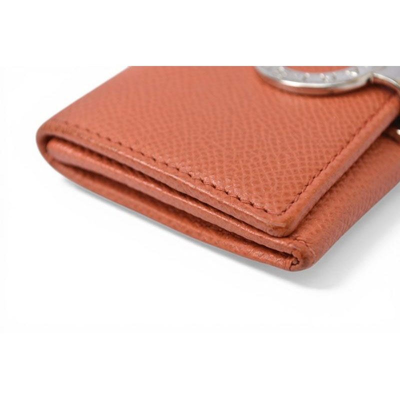 Bvlgari Coin Case Card Orange — view 7