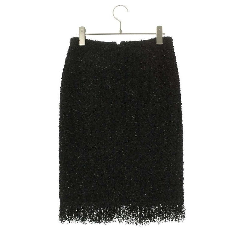 Chanel Silk Lame Skirt Women 38 — view 2