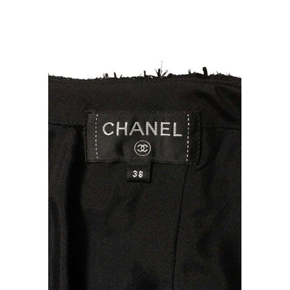 Chanel Silk Lame Skirt Women 38 — view 3