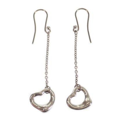 Tiffany & Co Open Heart Drop Earrings AG 925 Silver