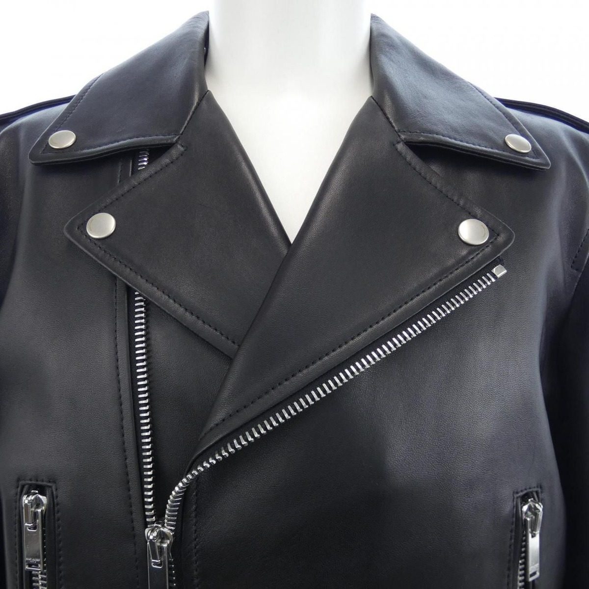 Saint Laurent Leather Rider's Jacket — view 5