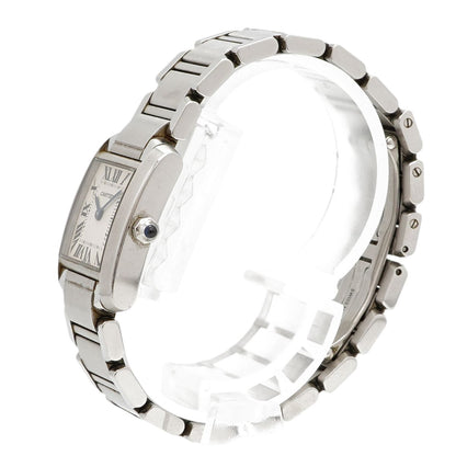 Cartier Tank Francaise SM Ivory Dial Watch — view 2