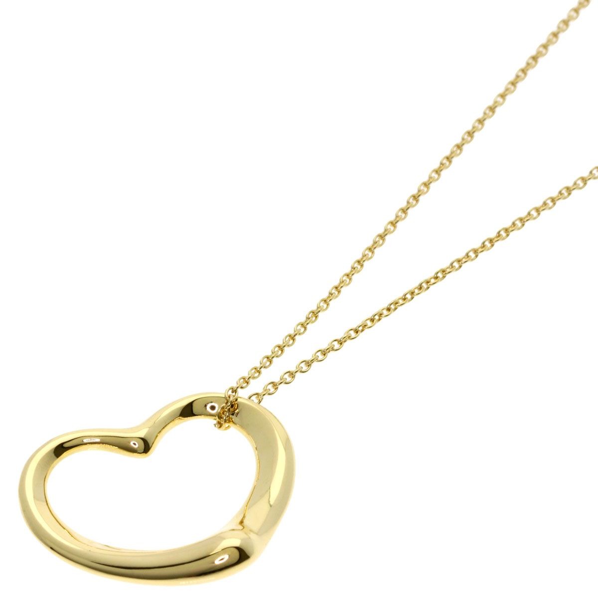 Tiffany & Co Open Heart Necklace 18k Yellow Gold
