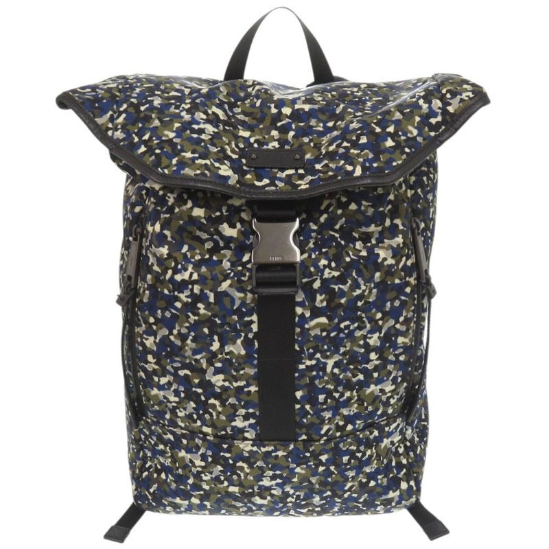 Fendi Camouflage 7 Vz011 Nylon Backpack Daypack 1372