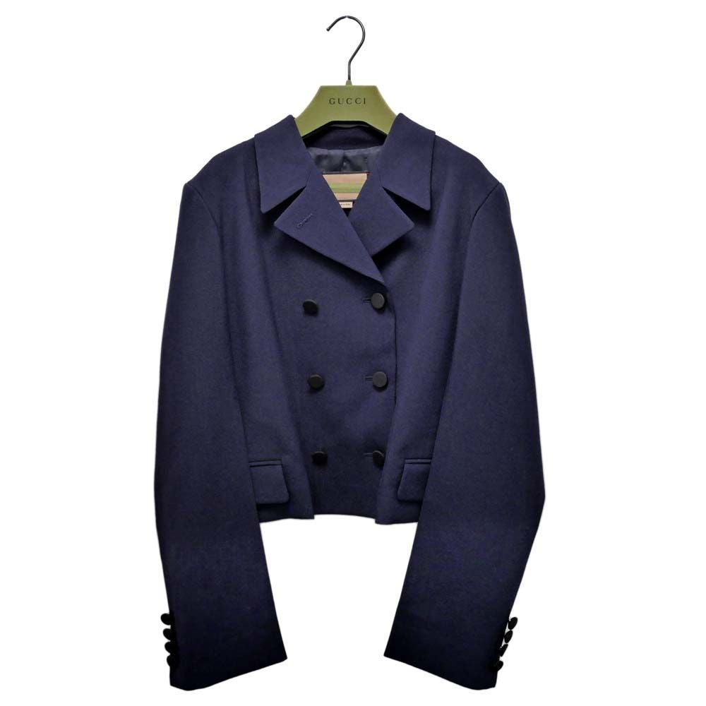 Gucci Terrace Jacket 42 Size Navy Apparel