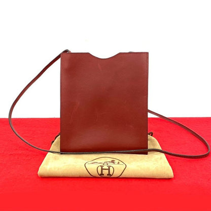 Hermes Omenitu Box Calf Leather Shoulder Bag With Pochette