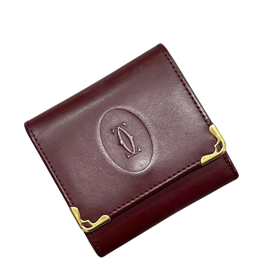 Cartier Coin Case Bordeaux Must Purse
