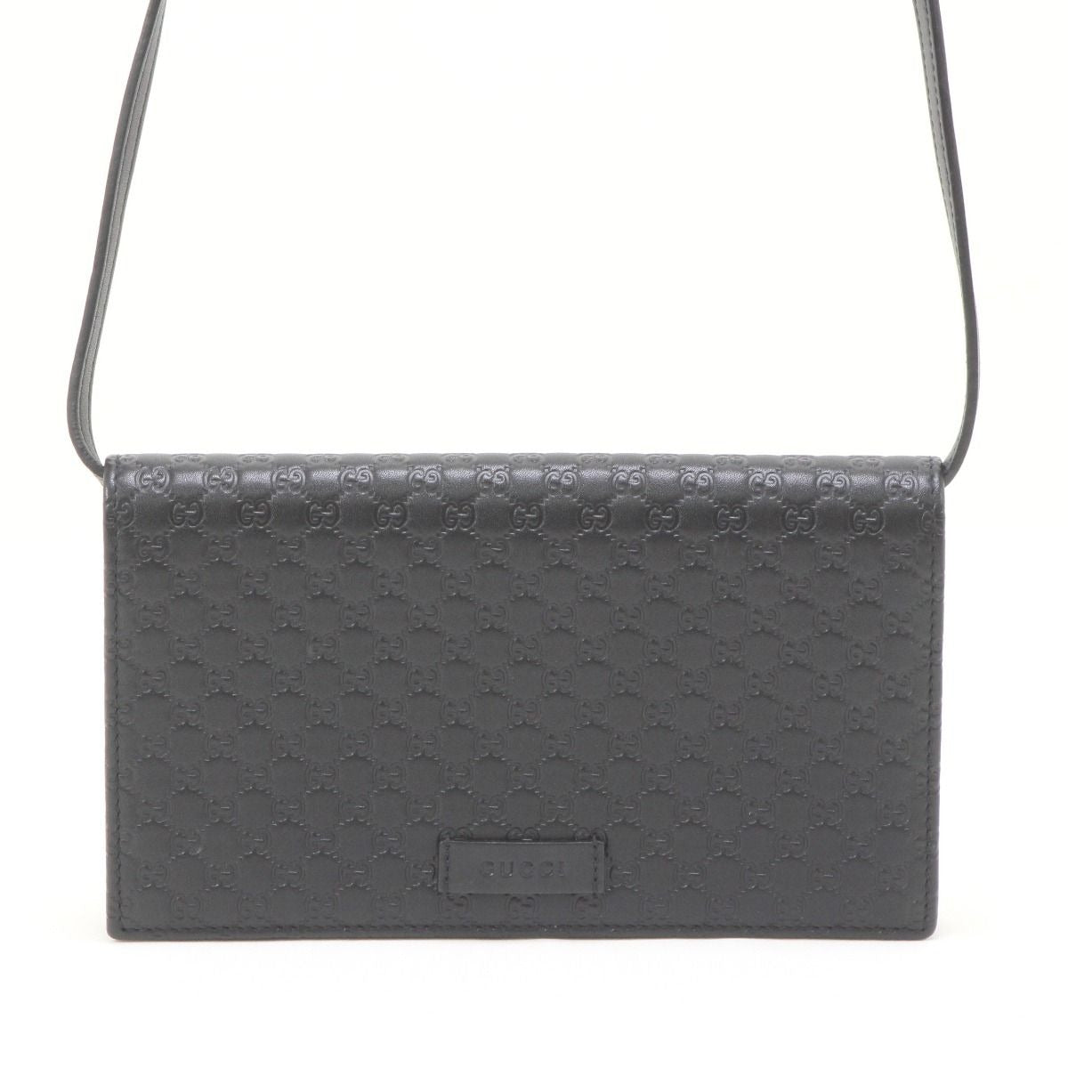 Gucci Micro Shoulder Wallet Black
