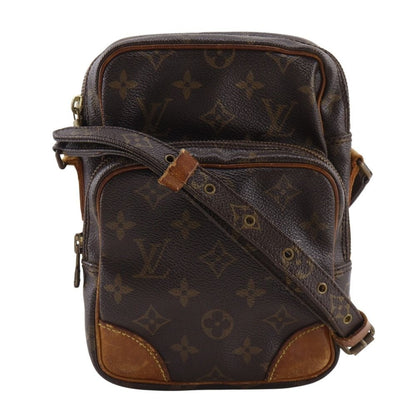 Louis Vuitton Amazon Vintage Monogram Canvas Brown Shoulder Bag