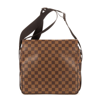 Louis Vuitton Naviglio Brown Damier Ebene Shoulder Bag — view 5