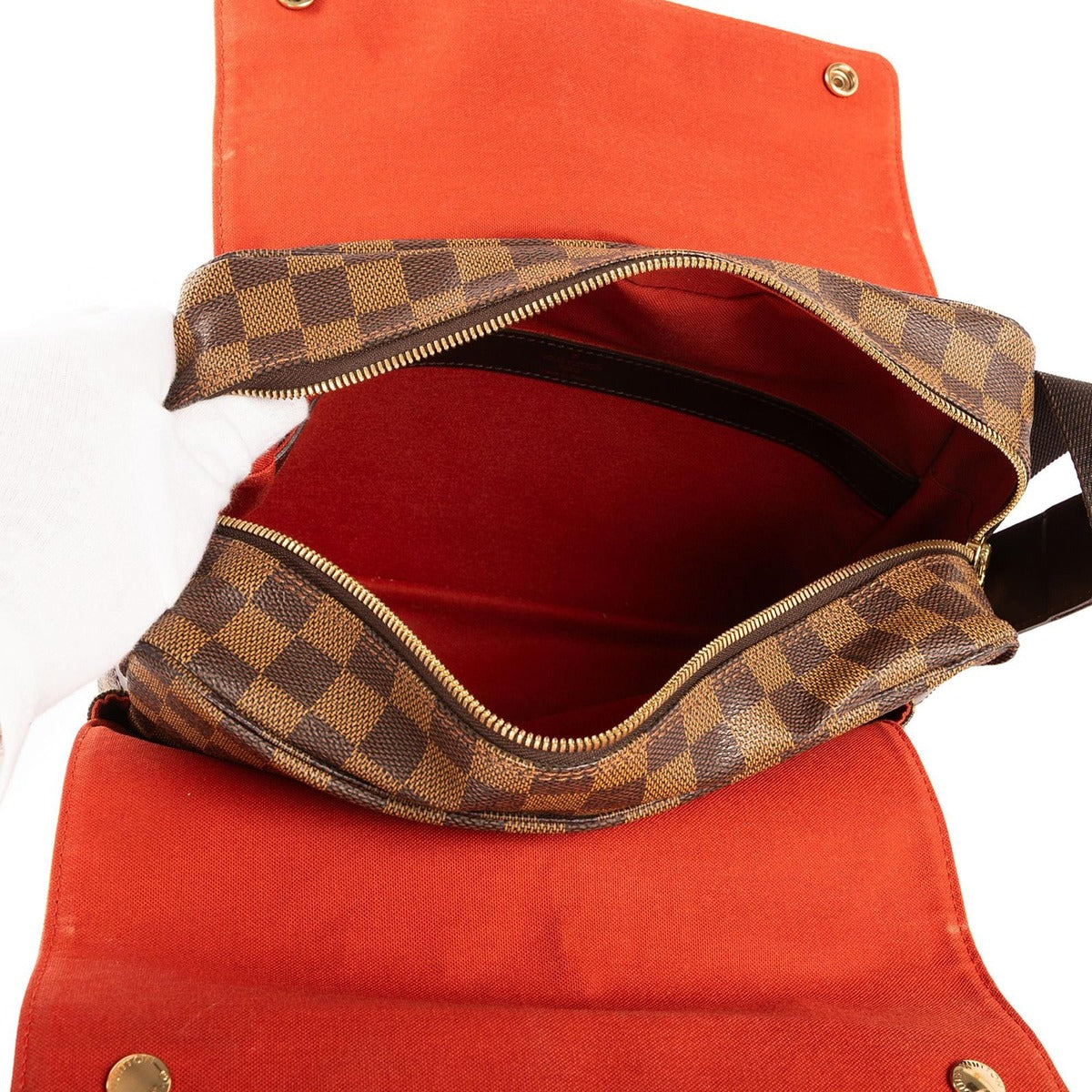 Louis Vuitton Naviglio Brown Damier Ebene Shoulder Bag — view 9