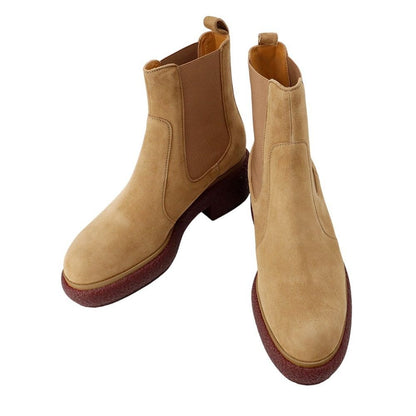 Hermes Boots Forever Side Gore Suede 38 Shoes