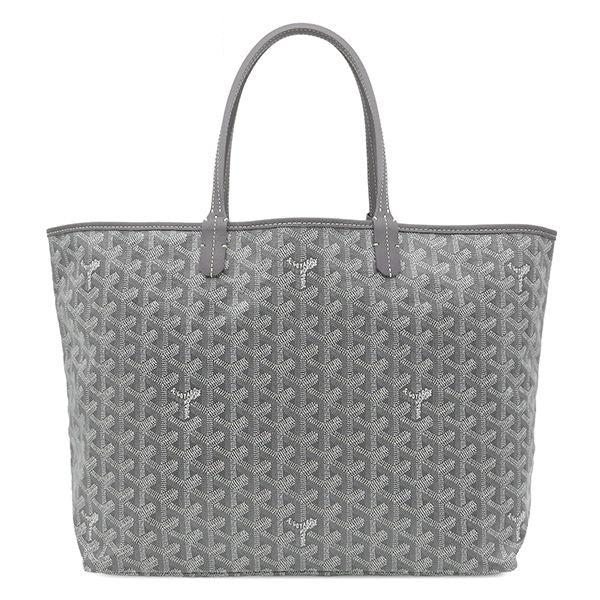 Goyard Tote Bag Saint Louis PM Canvas Din Chevroche Black Silver Reversible