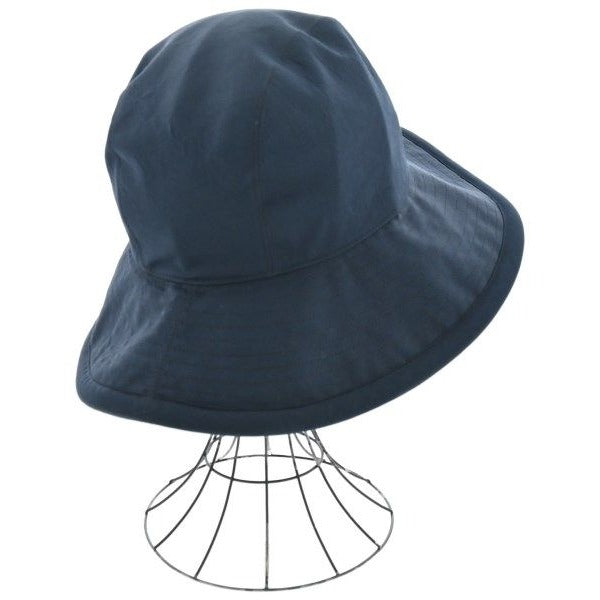 Hermes Hat Cotton Silk Navy Blue — view 2