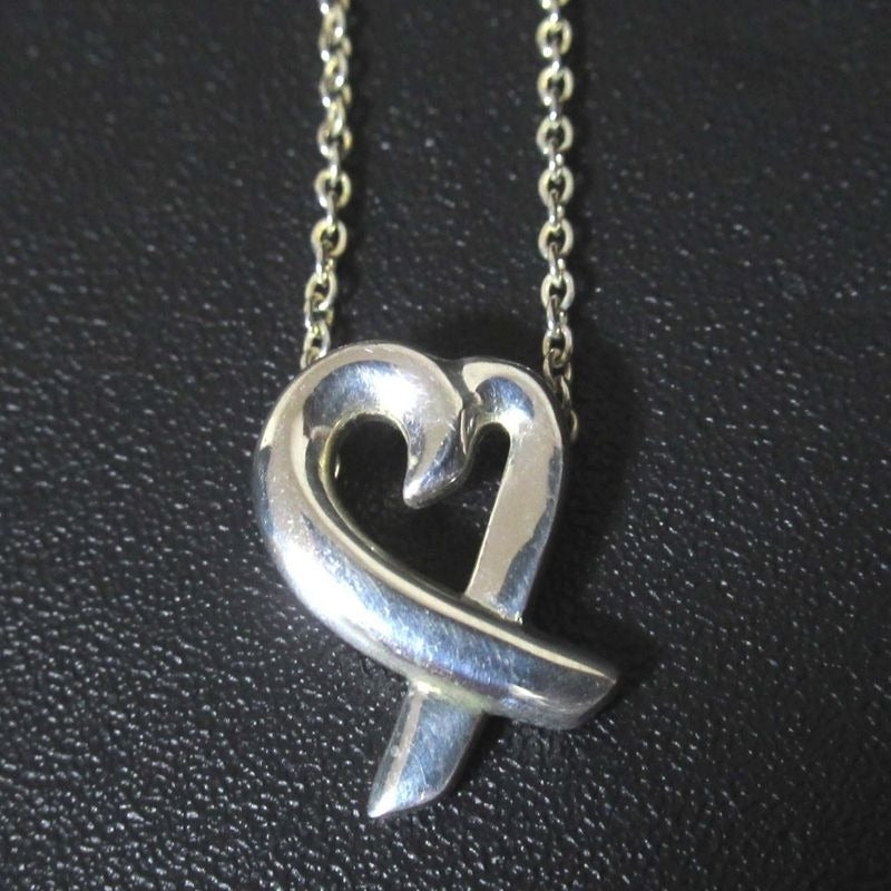 Tiffany & Co Paloma Picasso Loving Heart Necklace Pendant 925sv