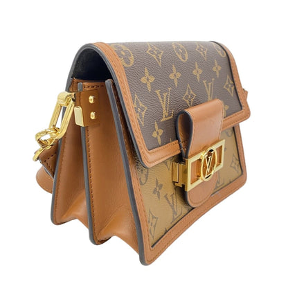Louis Vuitton Shoulder Bag Monogram Reverse Dauphine Mini Brown — view 2