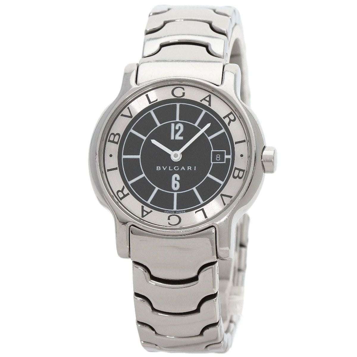 Bvlgari Solo Tempo Black Watch SS