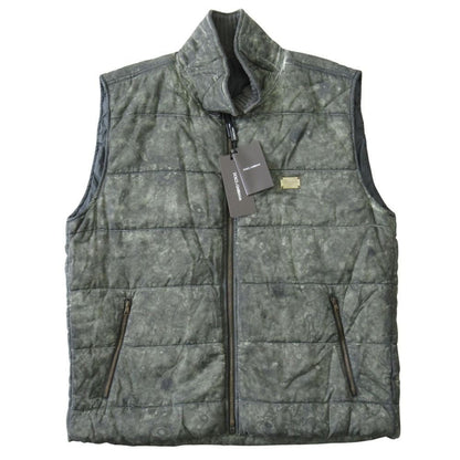 Dolce & Gabbana Silk Vest Jacket Logo Plate Large 52