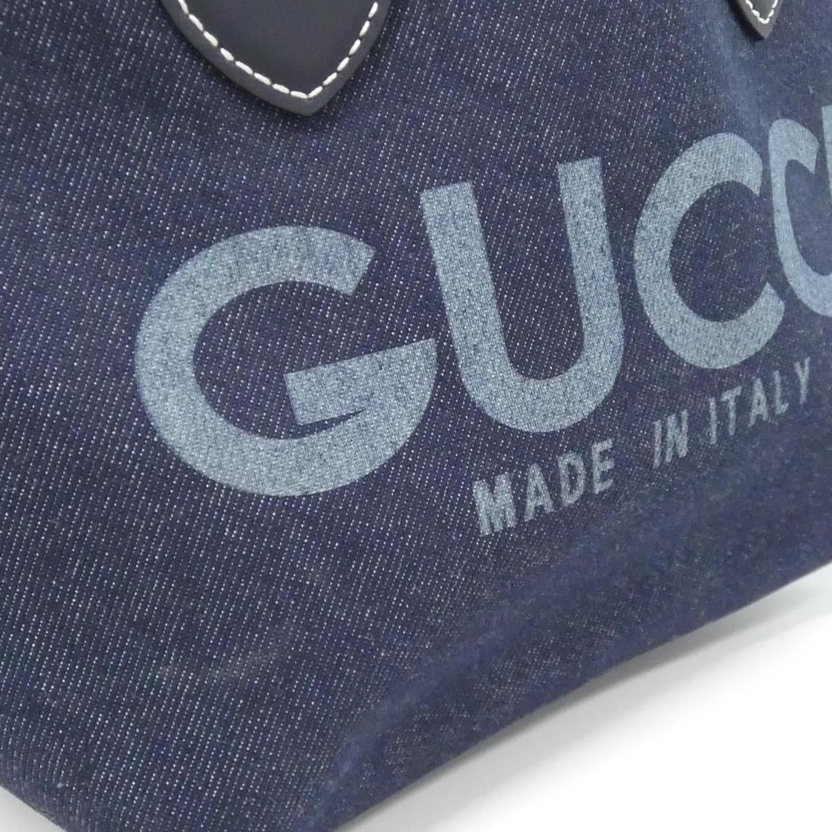 Gucci Totissima Bag Canvas Denim Dark Blue — view 4