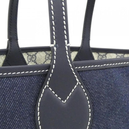 Gucci Totissima Bag Canvas Denim Dark Blue — view 6
