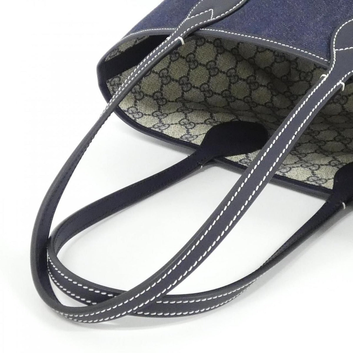 Gucci Totissima Bag Canvas Denim Dark Blue — view 7