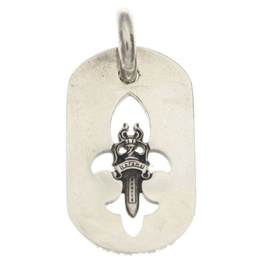 Chrome Hearts D Tag Sml Fle Dag Fudaga Dog Tag Small Necklace Top