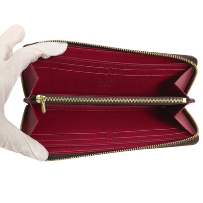 Louis Vuitton Portefeuille Clemence Monogram Fuchsia Zip Around Wallet — view 7