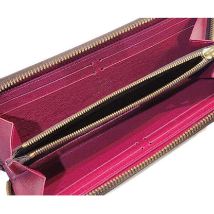 Louis Vuitton Portefeuille Clemence Monogram Fuchsia Zip Around Wallet — view 8